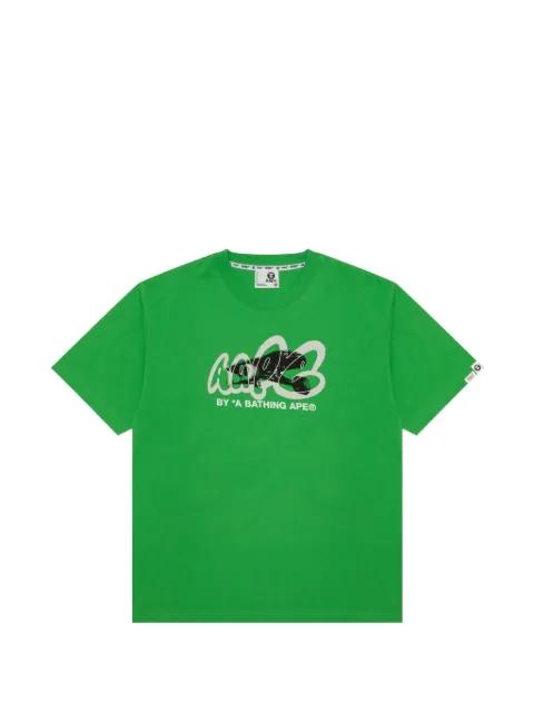 graphic-print T-shirt by BAPE