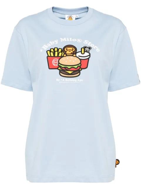 graphic-print T-shirt by BAPE