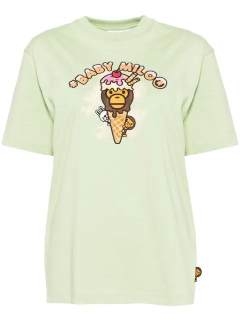 graphic-print T-shirt by BAPE