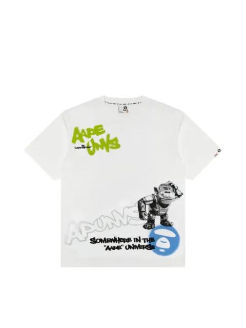 graphic-print T-shirt by BAPE
