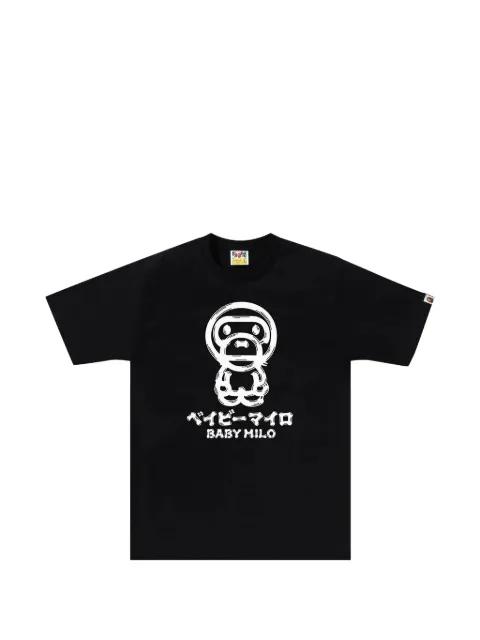 graphic-print T-shirt by BAPE