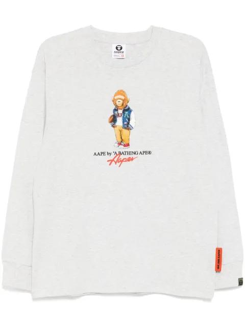 graphic-print T-shirt by BAPE