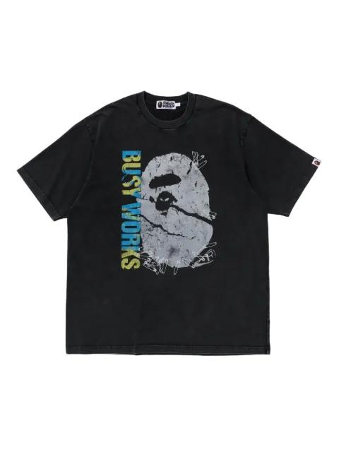 graphic-print T-shirt by BAPE