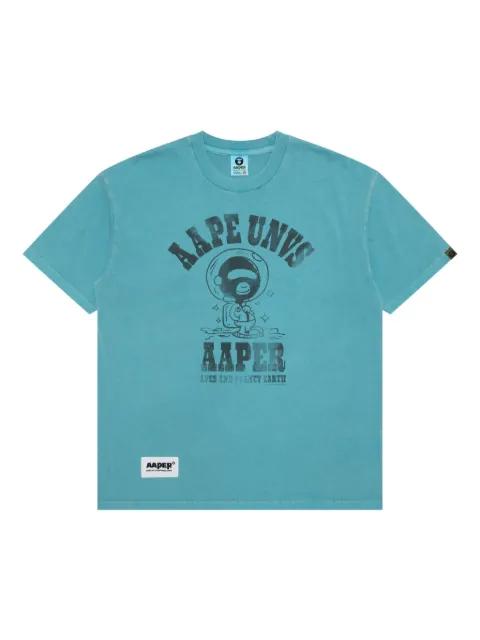 graphic-print T-shirt by BAPE