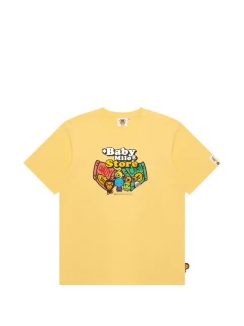 graphic-print T-shirt by BAPE