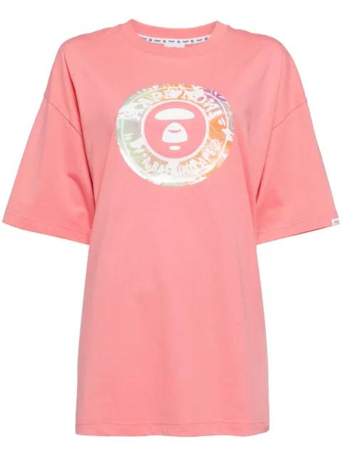 graphic-print cotton T-shirt by BAPE