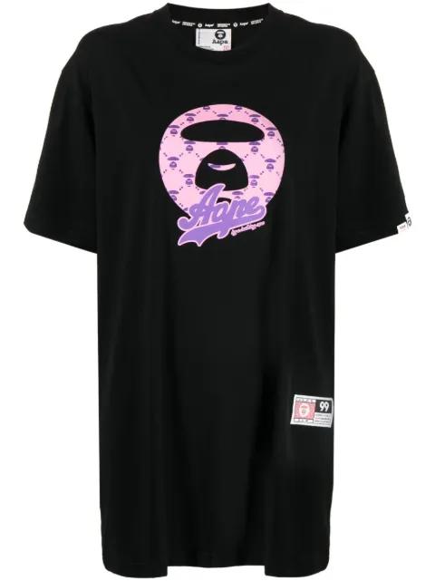 graphic-print jersey T-shirt by BAPE