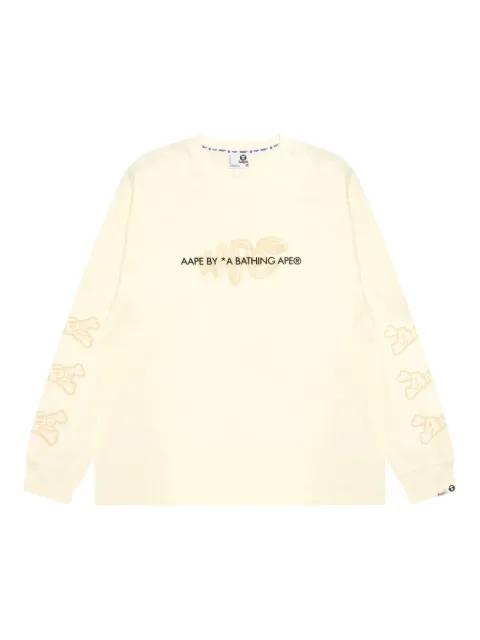 graphic-print long-sleeve T-shirt by BAPE