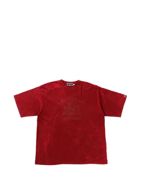 graphic-print tie-dye T-shirt by BAPE