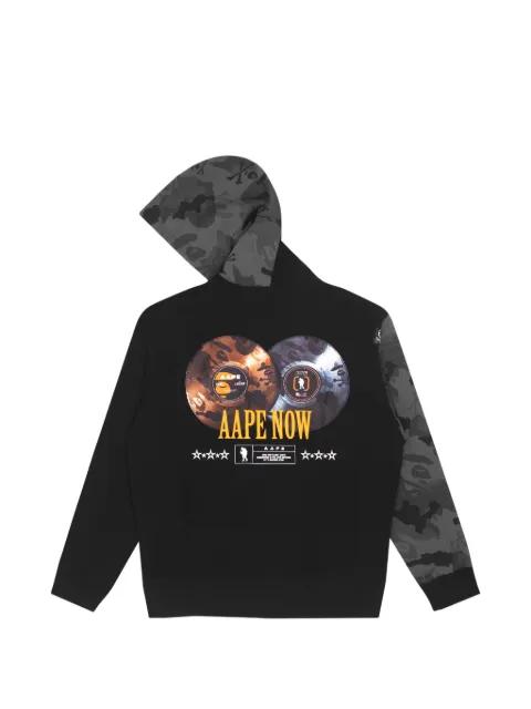 graphic-print zip-up hoodie by BAPE