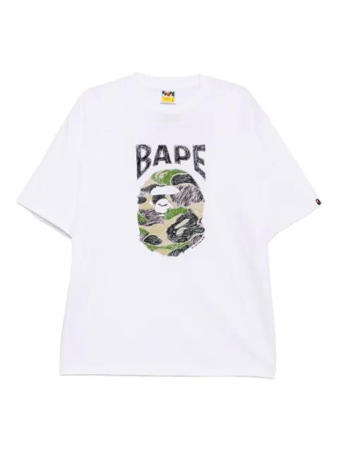 graphic-printed T-shirt by BAPE
