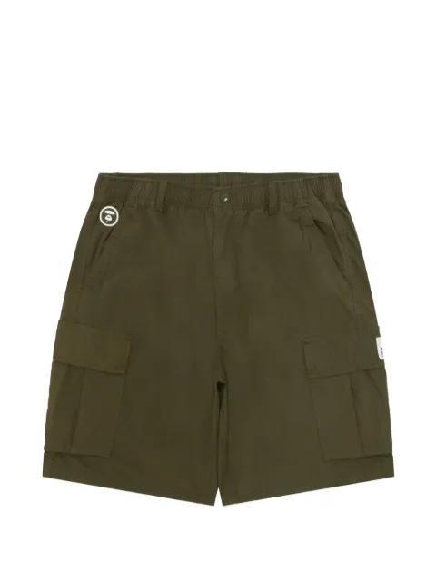green cargo shorts by BAPE
