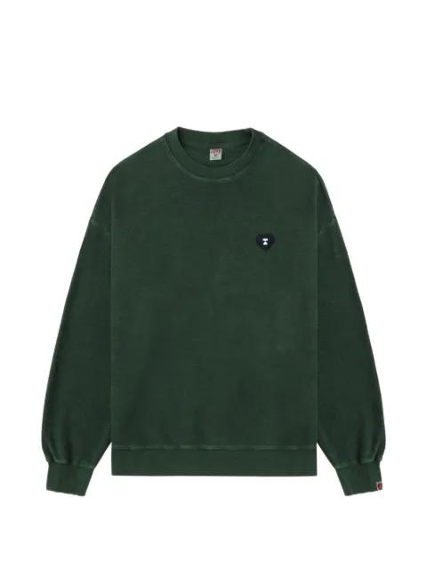 heart-patch sweatshirt by BAPE