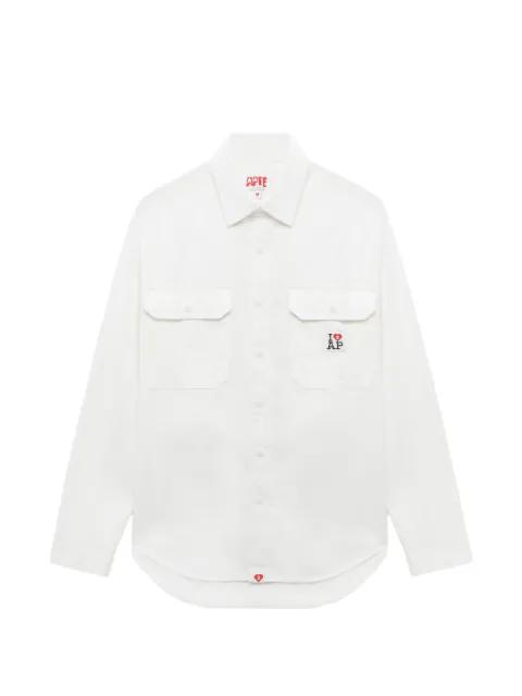 heart pocket shirt by BAPE