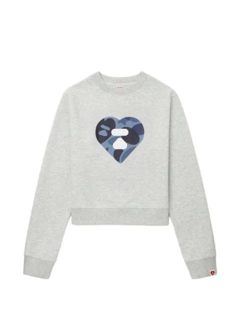 heart print top by BAPE