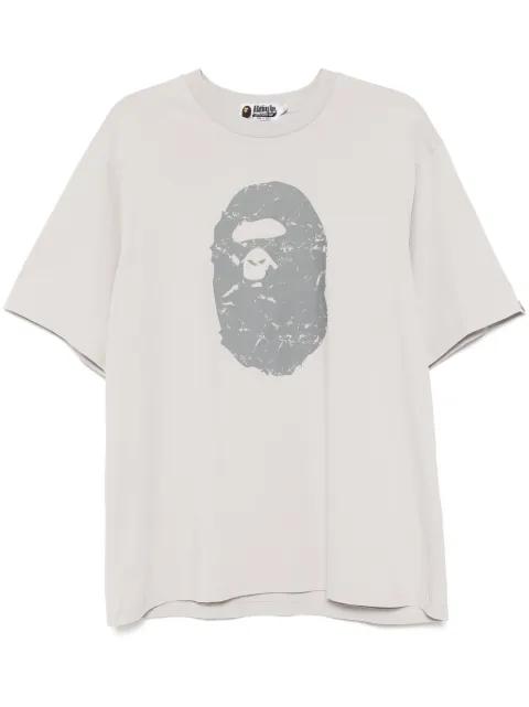 heavy washed ape-head T-shirt by BAPE