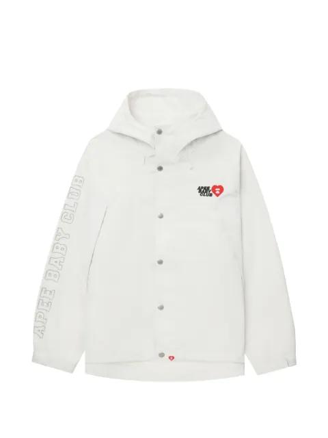 hoodied logo jacket by BAPE