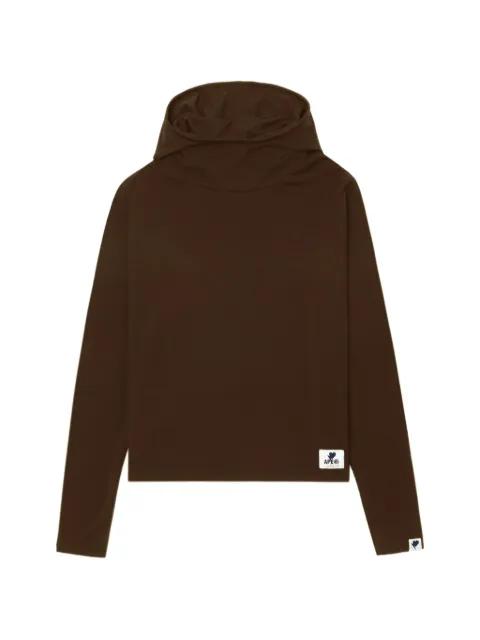 hoodied long-sleeve top by BAPE