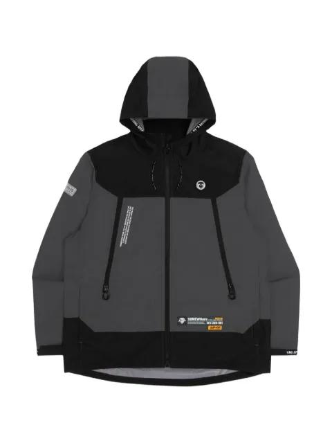 hoodied utility jacket by BAPE
