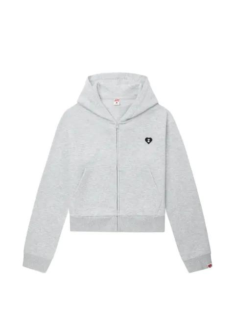 hoodied zip sweater by BAPE