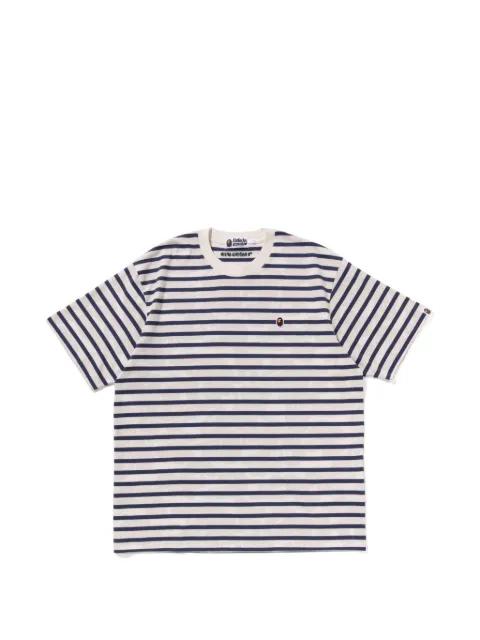 horizontal-striped T-shirt by BAPE
