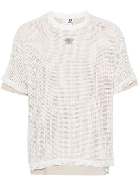 layered cotton T-shirt by BAPE