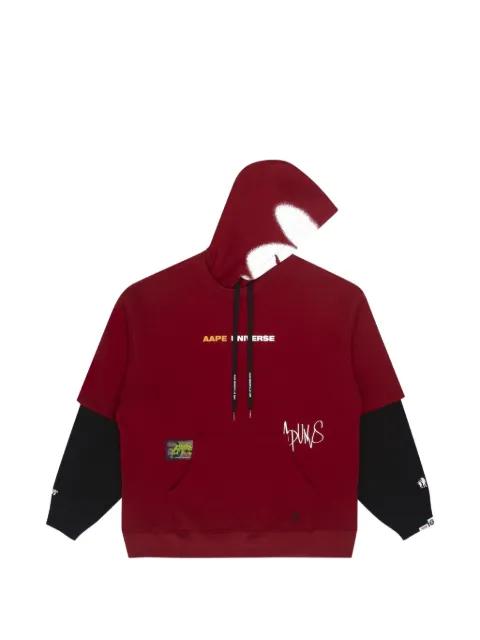 layered hoodie by BAPE