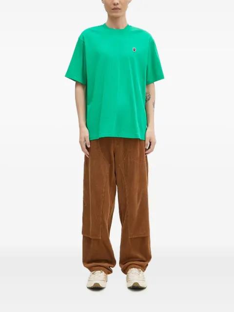 logo-appliqué cotton T-shirt by BAPE
