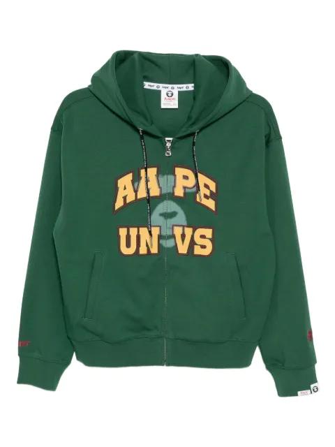 logo appliqué hoodie by BAPE