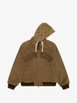 logo-appliqué hoodied jacket by BAPE logo-appliqué hoodied jacket by BAPE