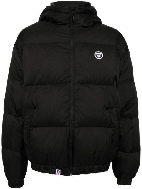 logo-appliqué padded jacket by BAPE