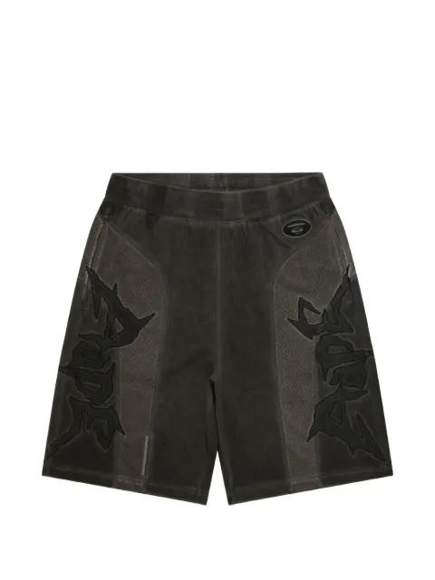logo-appliqué shorts by BAPE