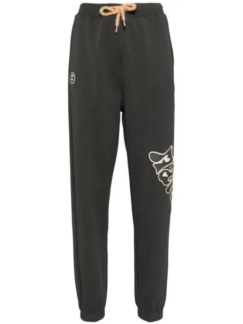 logo-appliqué sweatpants by BAPE