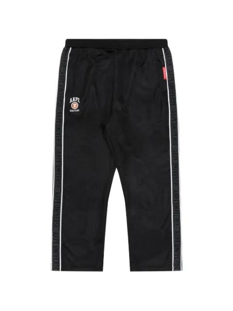 logo-appliqué track pants by BAPE