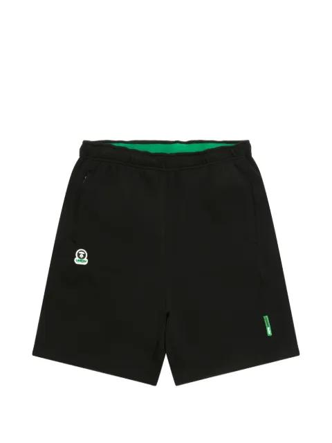 logo-appliqué track shorts by BAPE