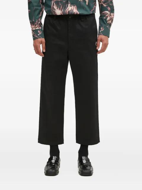 logo-appliqué trousers by BAPE