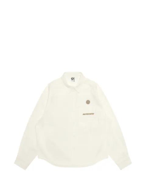 logo cotton shirt by BAPE