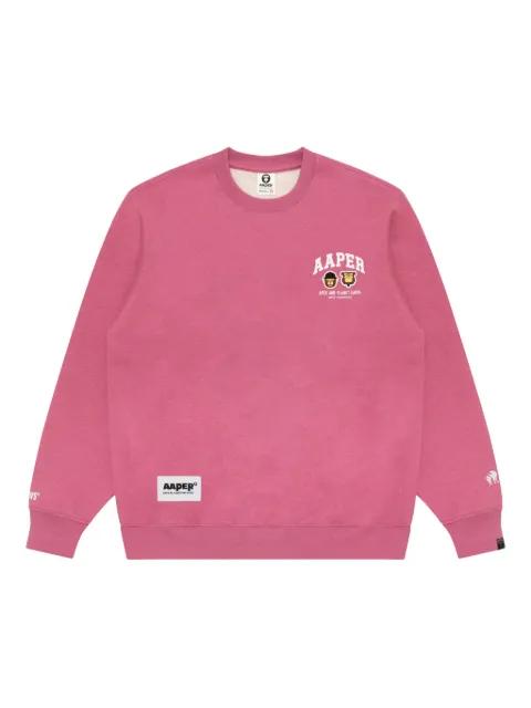 logo crew-neck sweatshirt by BAPE