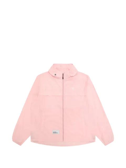 logo-detail hoodied jacket by BAPE