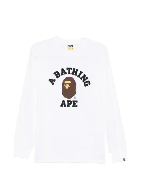 logo-detail long-sleeve sweatshirt by BAPE