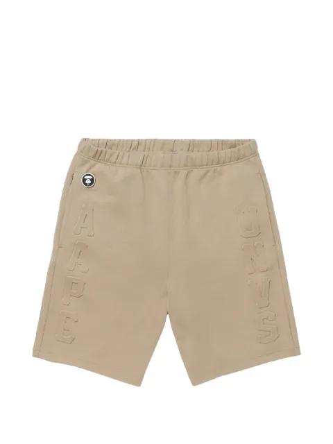 logo-detail track shorts by BAPE