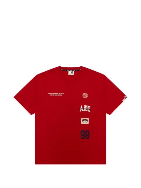 logo-detailing T-shirt by BAPE