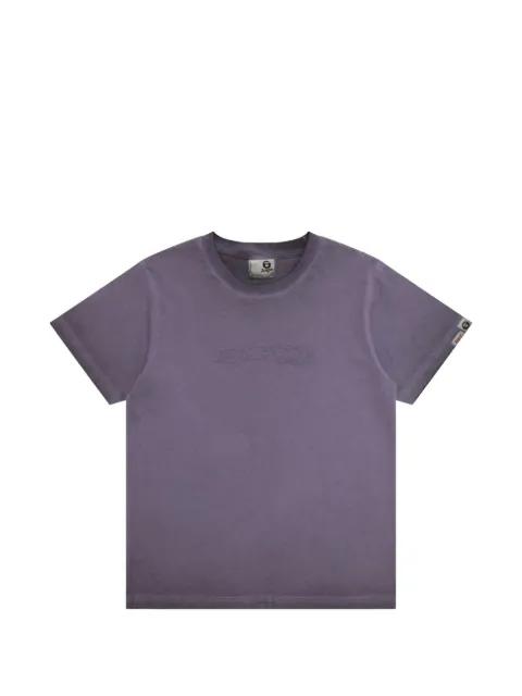 logo-embossed T-shirt by BAPE