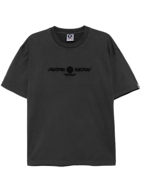 logo embroidered T-shirt by BAPE