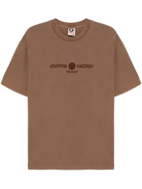 logo embroidered T-shirt by BAPE