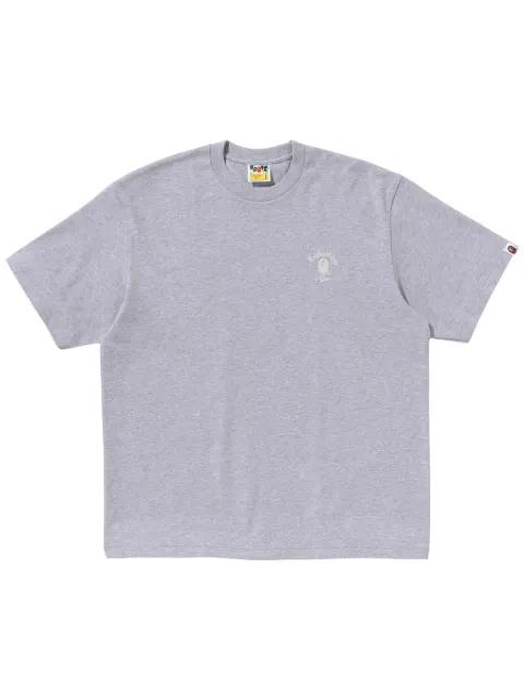 logo-embroidered T-shirt by BAPE