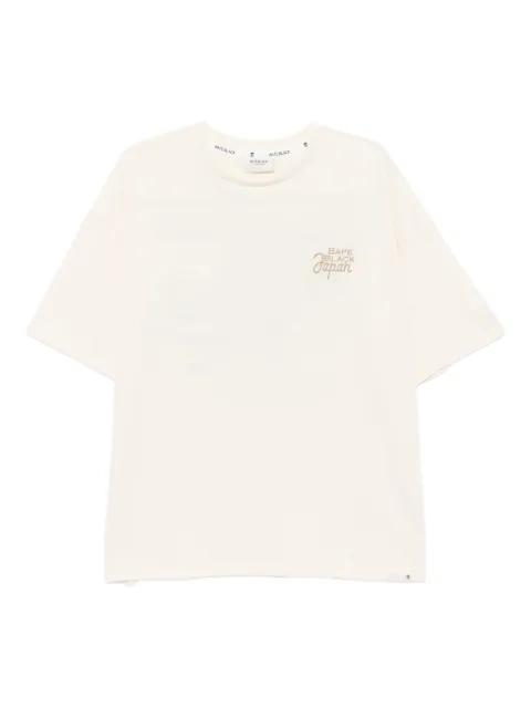 logo-embroidered T-shirt by BAPE