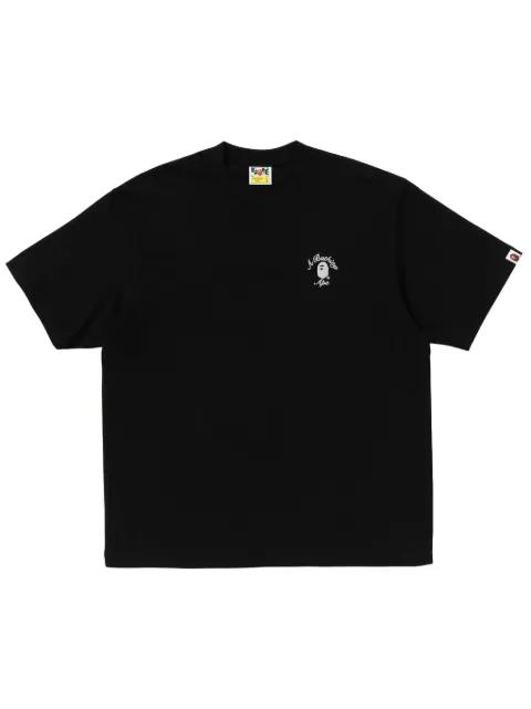 logo-embroidered T-shirt by BAPE