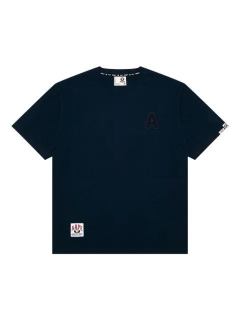 logo embroidered T-shirt by BAPE