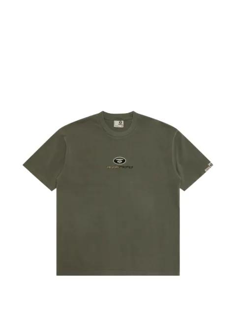 logo-embroidered T-shirt by BAPE